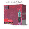 Randm tornado 7000puffs перезаряжается